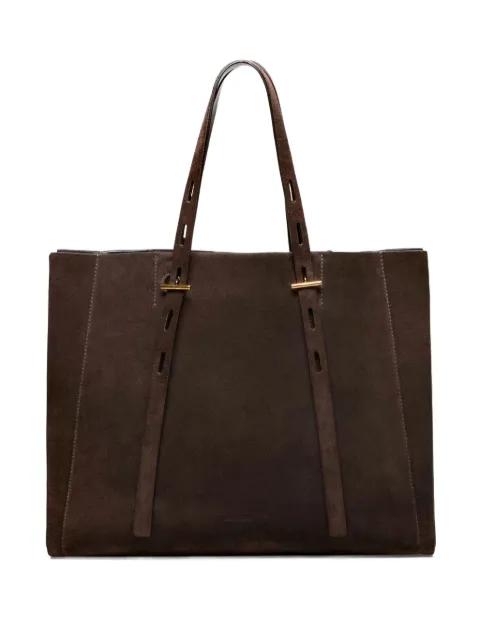Paula adjustable suede shoulder bag by MINOBOSSI