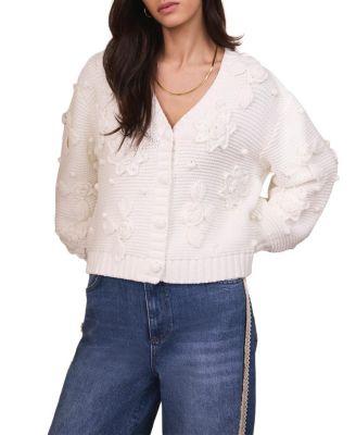 Women's Applique Flower Cardigan by MINT VELVET