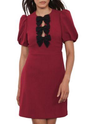 Women's Bow Detail Mini Dress by MINT VELVET