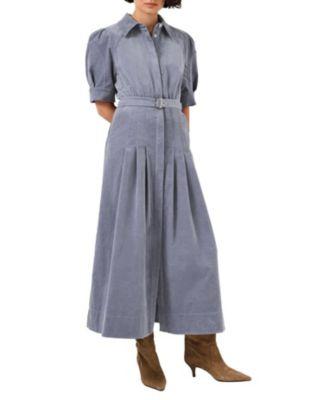 Women's Corduroy Belted Midi Dress by MINT VELVET