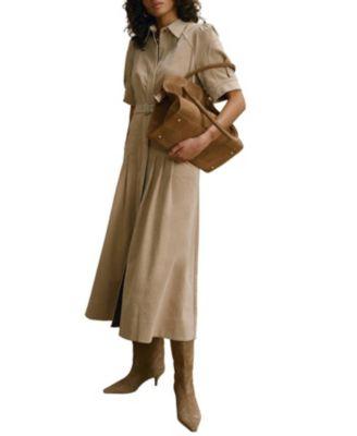 Women's Corduroy Belted Midi Dress by MINT VELVET