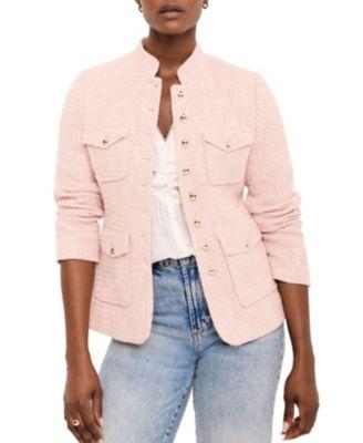 Women's Cotton Blend Boucle Jacket by MINT VELVET