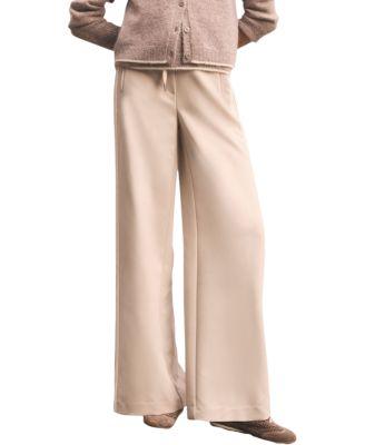 Women's Crochet Side Stripe Wide Joggers by MINT VELVET
