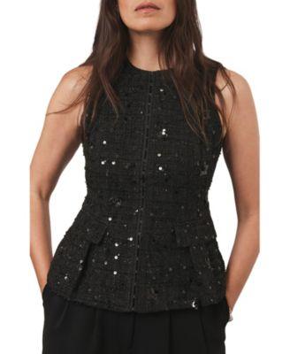 Women's Embellished Backless Waistcoat by MINT VELVET