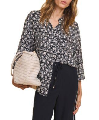 Women's Geometric Print Resort Shirt by MINT VELVET