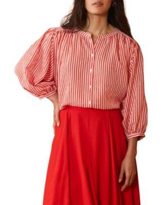 Women's Striped Batwing Blouse by MINT VELVET