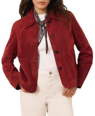 Women's The Essential Suede Jacket by MINT VELVET
