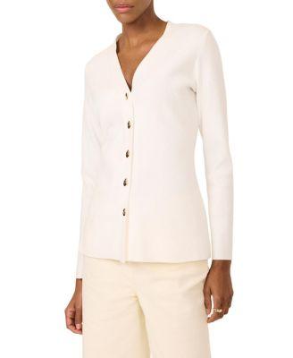 Women's V Neck Longline Cardigan by MINT VELVET