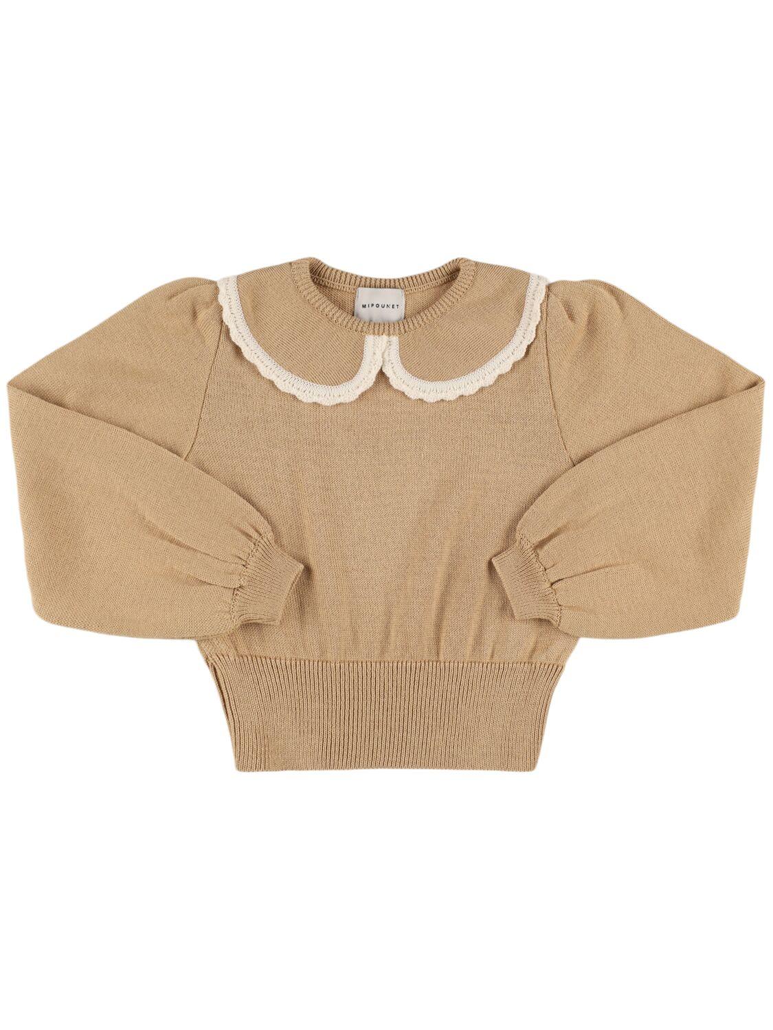 Marina Wool Blend Knit Sweater by MIPOUNET