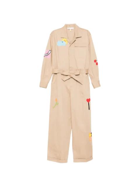 Patches Trench jumpsuit by MIRA MIKATI