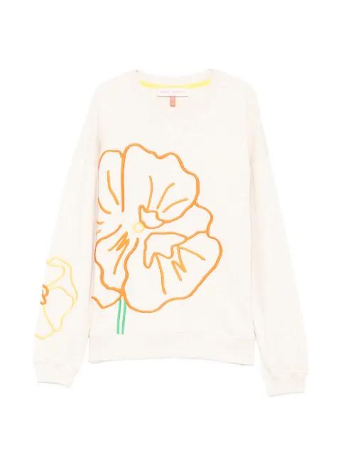 floral-embroidered sweatshirt by MIRA MIKATI