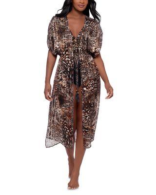Cat Call Kimono Swim Cover-Up by MIRACLESUIT