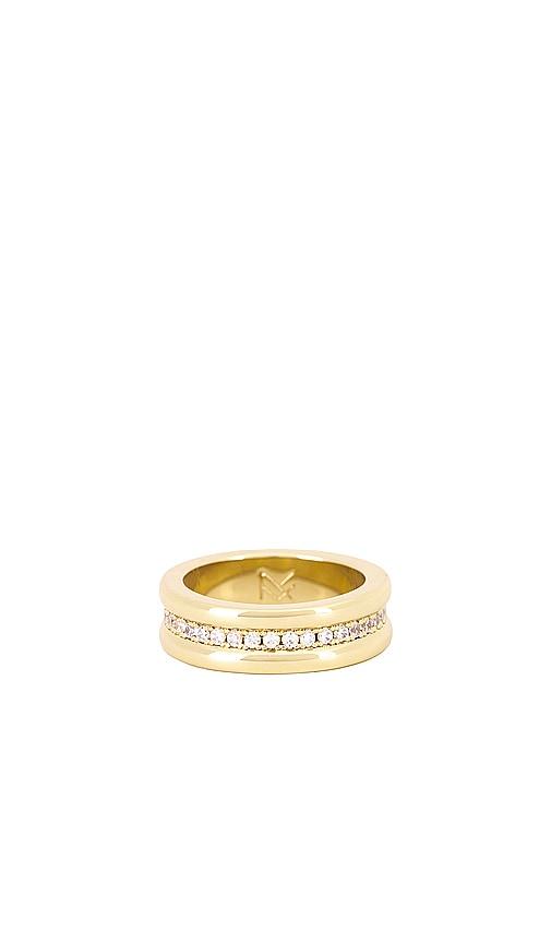 MIRANDA FRYE Ariana Ring in Metallic Gold by MIRANDA FRYE