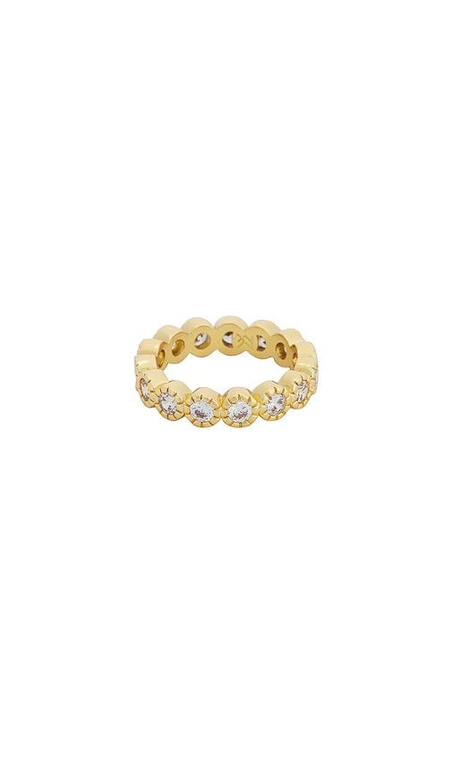 MIRANDA FRYE Isabelle Ring in Metallic Gold by MIRANDA FRYE