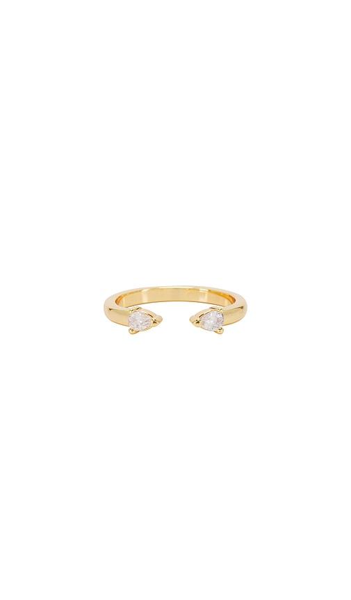 MIRANDA FRYE Lyra Ring in Metallic Gold by MIRANDA FRYE