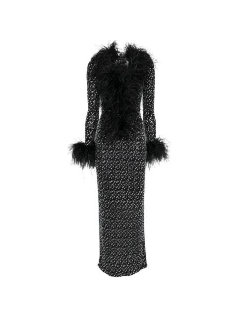 embellished maxi dress by MIRON