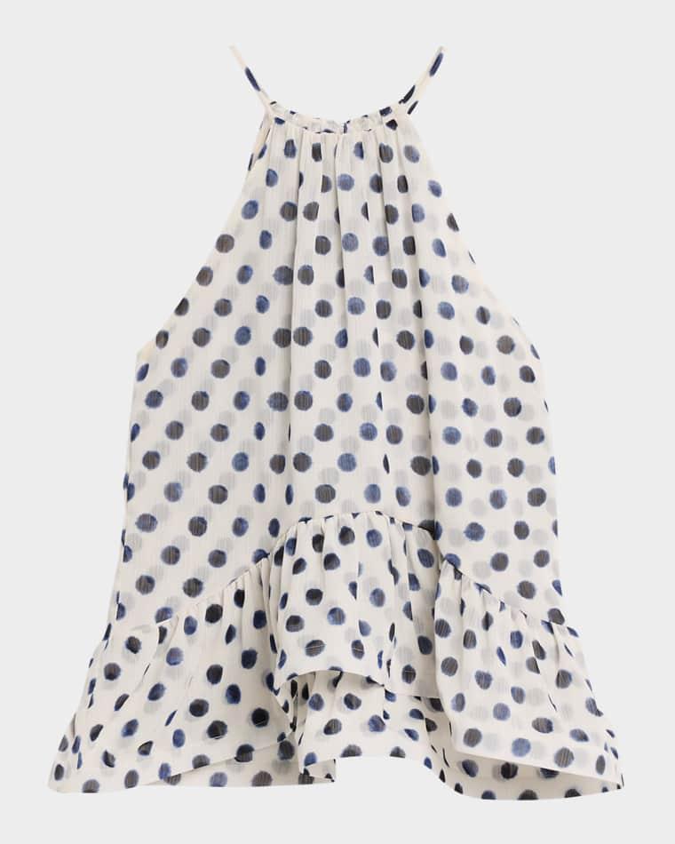 Faith Polka-Dot Top by MISA LOS ANGELES