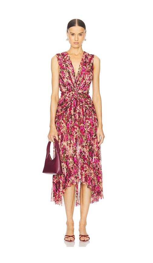 MISA Los Angeles Ava Dress in Fuchsia by MISA LOS ANGELES