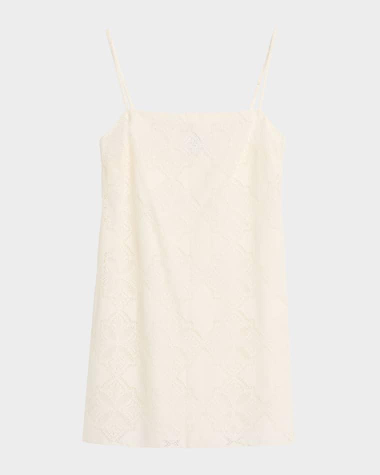 Maxine Embroidered Mini Dress by MISA LOS ANGELES