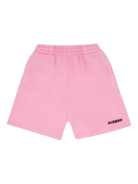 Community logo-print running shorts by MISBHV