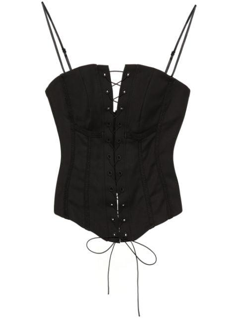 Lara lace-up top by MISBHV