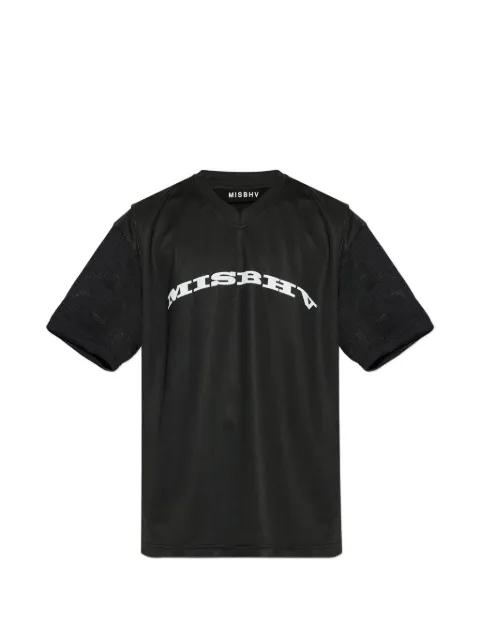 V-neck panelled T-shirt by MISBHV