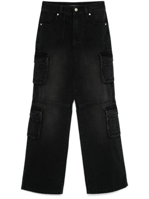 denim cargo jeans by MISBHV