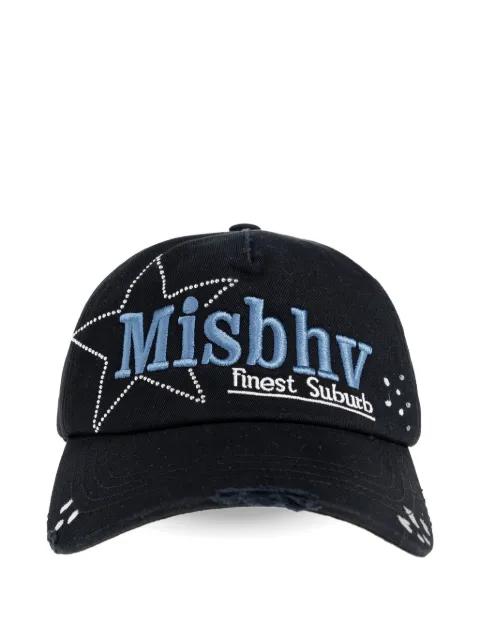 distressed embellished cap by MISBHV