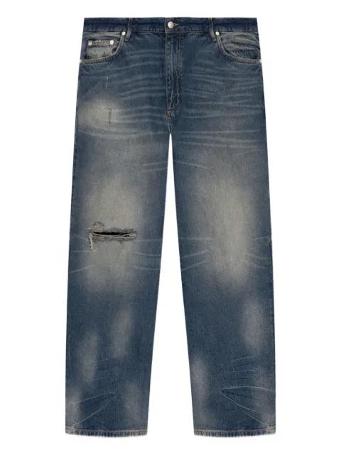 distressed-knee jeans by MISBHV