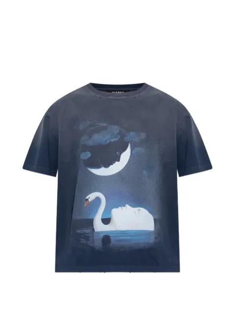 graphic-print distressed T-shirt by MISBHV