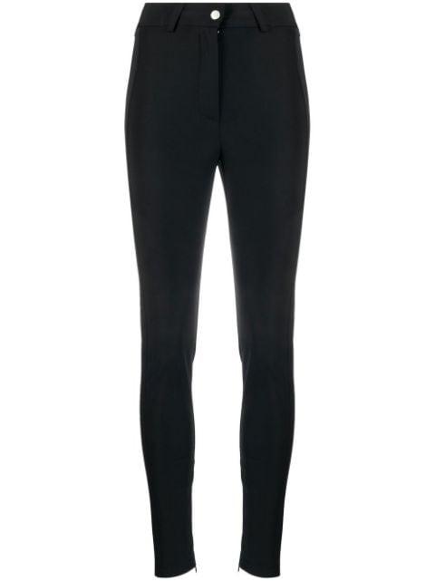 high-waisted skinny trousers by MISBHV
