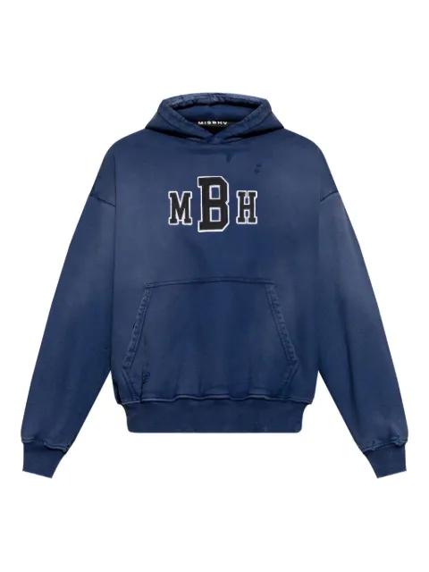 logo-embroidered hoodie by MISBHV