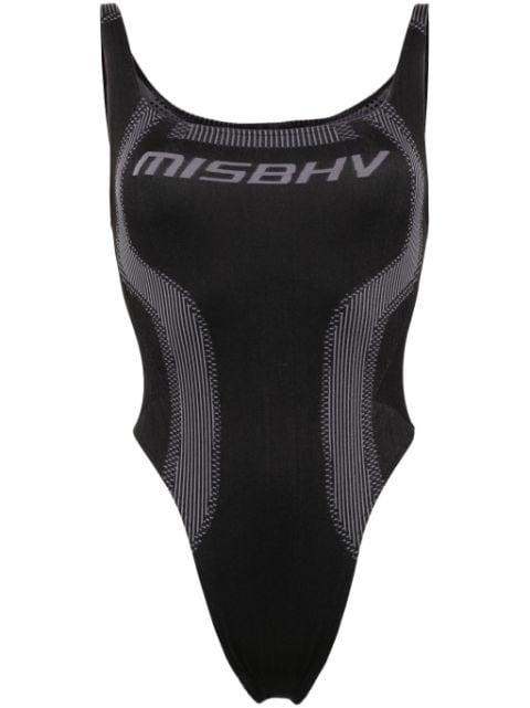 logo-embroidered jacquard body by MISBHV