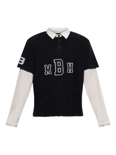 logo-embroidered polo shirt by MISBHV