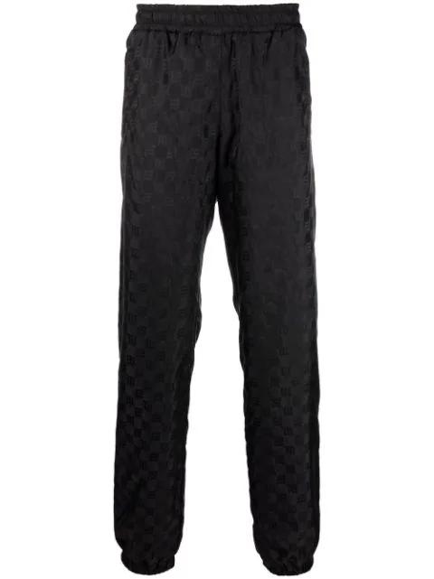 logo-monogram tapered joggers by MISBHV