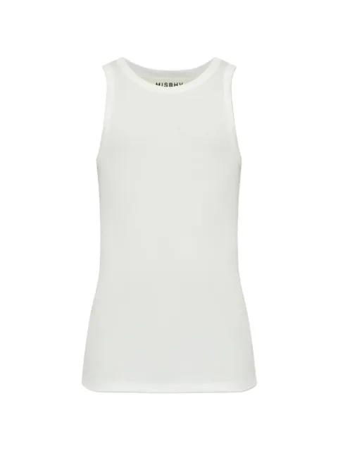 logo-patch tank top by MISBHV