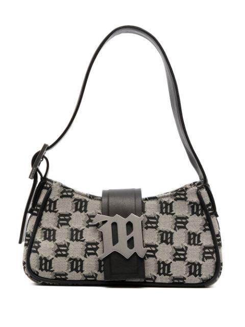 logo-pattern print shoulder bag by MISBHV