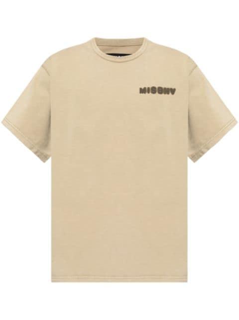 logo-print cotton t-shirt by MISBHV