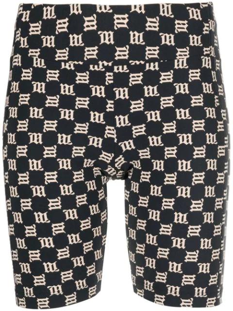 logo-print cycling shorts by MISBHV