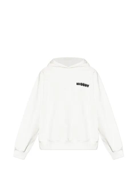 logo-print hoodie by MISBHV