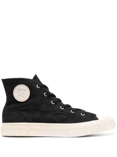 monogram high-top sneakers by MISBHV