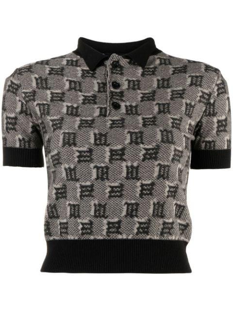 monogram-pattern top by MISBHV
