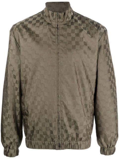 monogram-pattern track jacket by MISBHV