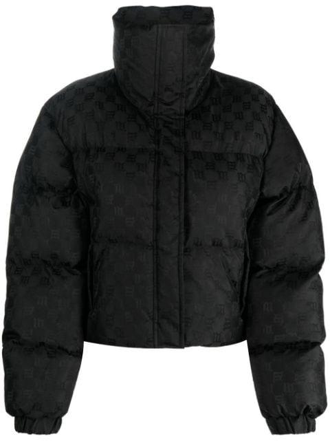 monogram-print padded jacket by MISBHV