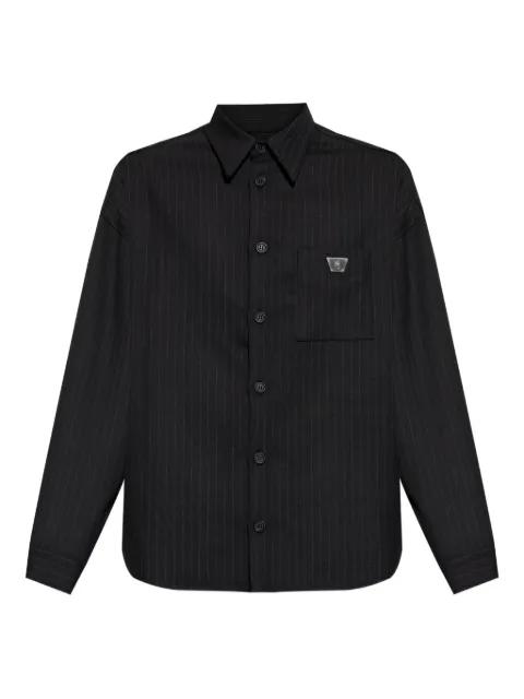 pinstriped overshirt by MISBHV