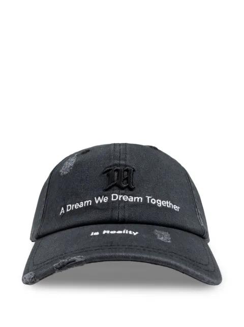 text-embroidered cap by MISBHV