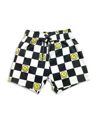 Boys' Check Smile Board Shorts - Little Kid by MISH MISH