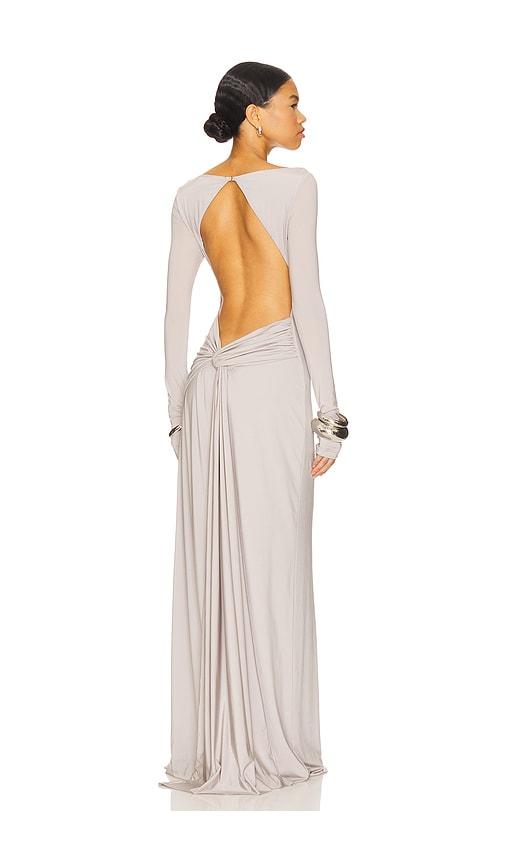MISHA The Blake Jersey Dress in Neutral by MISHA