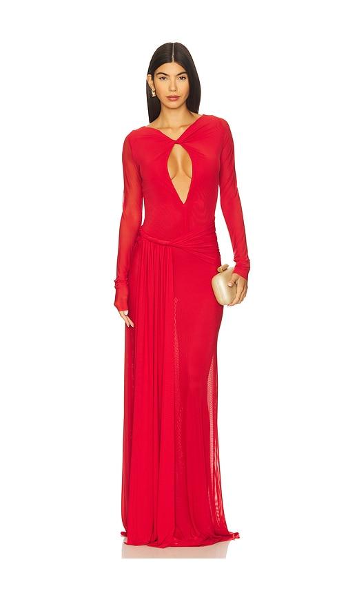 MISHA The Irina Dress in Red by MISHA
