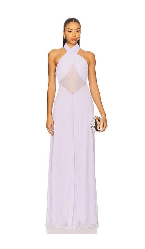 MISHA The Pippa Braid Dress in Purple by MISHA MISHA The Pippa Braid Dress in Purple by MISHA